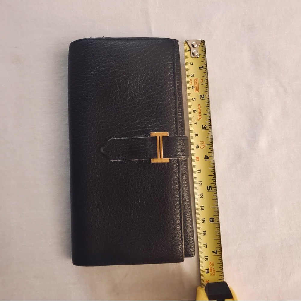 Hermes Black Clutch with Gold Accent - Picture 6 of 7